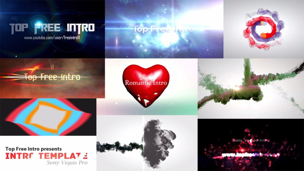 Top 10 Intro Templates 2016 Sony Vegas Free