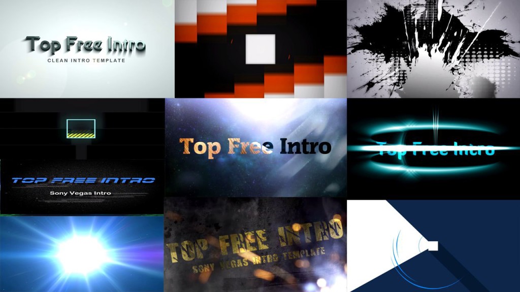 Top 10 Intro Templates Free Sony Vegas Pro 13 Download
