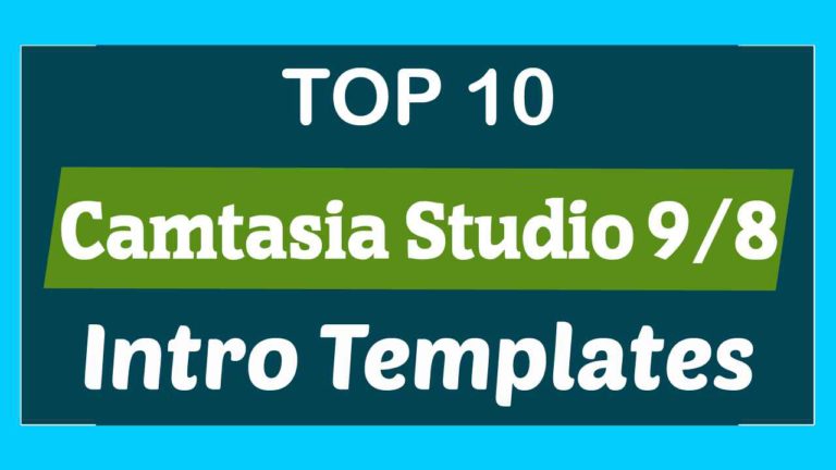 free intro clip templates for camtasia 9