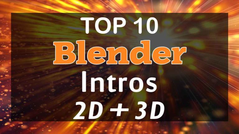 Top 10 Intro Templates 2018 Blender 2D + 3D Free Download ...